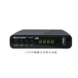 Ресивер DVB-T2/C World Vision T644D2Fm с кабельным тв и интернет