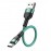 Кабель USB Type-C Jocade JA017 0.25m green