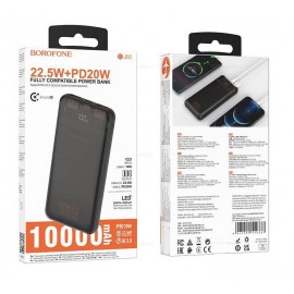 Power bank Borofone BJ52 10000mAh с быстрой зарядкой черный