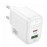 Зарядное сетевое сзу USB Borofone BAS45A 30W быстрое с type-C гнездом белый