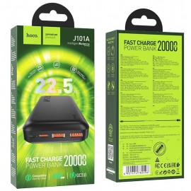 Power bank Hoco J101A 20000mah с быстрой зарядкой, черный