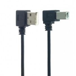Кабель для принтера USB AM-BM 3m 90 градусов с ферритом